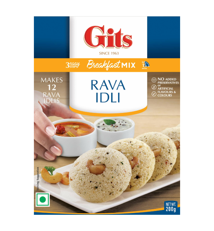 GITS Rava Idli Mix - South Indian Instant Delight Available at Worldfoodhub