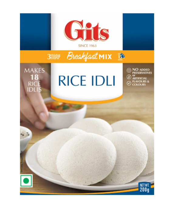 Gits Rice Idli Mix 200g - Instant South Indian Idli Mix available at Worldfoodhub