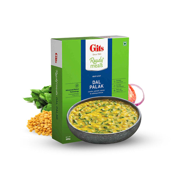 GITS RTE Dal Palak Vegan Ready-to-Eat Meal available at World Food Hub