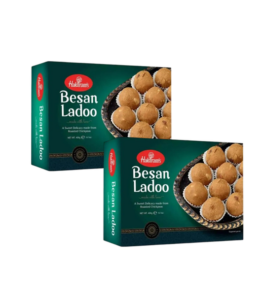 Haldiram Besan Ladoo - Pack of 2 x 400g