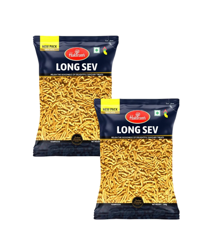 Buy Indian       Haldiram - Long Sev (Spicy Chickpea Flour Snack) on worldfoodhub