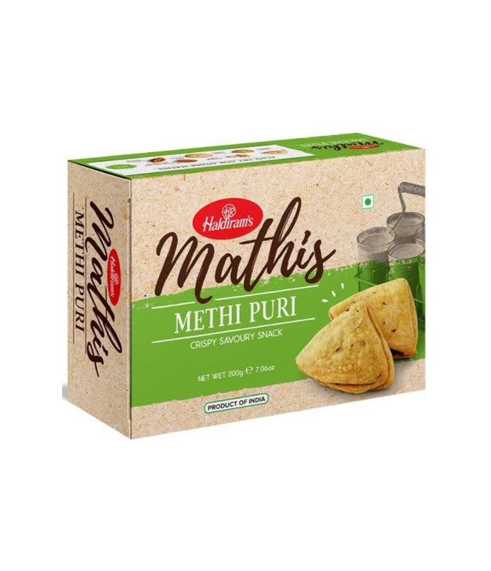 Buy Haldiram Methi Puri 200g online at WorldFoodHub – Authentic Indian snack