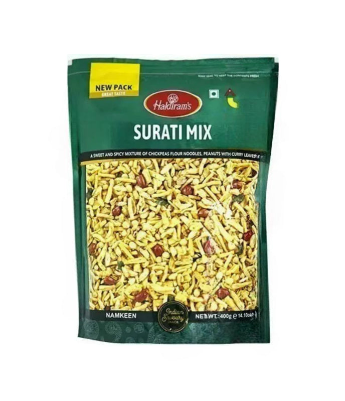 Buy Haldiram Surati Mix 400g Online at WorldFoodHub – Authentic Indian Snack
