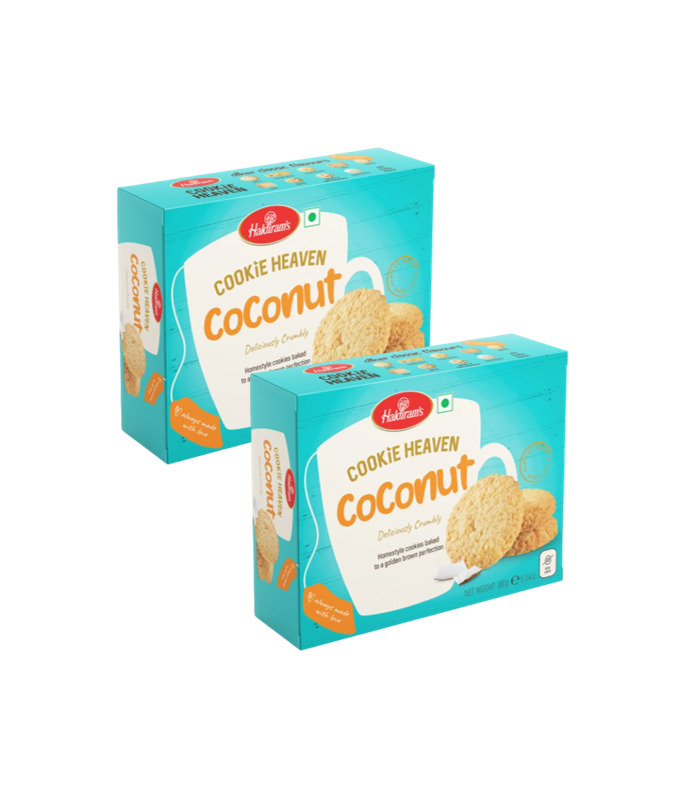 Haldiram’s Cookie Heaven Coconut Cookies 180g available at Worldfoodhub