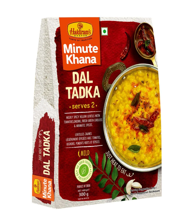 Haldiram's RTE Dal Tadka 300g - Authentic Indian Yellow Lentil Curry at Worldfoodhub