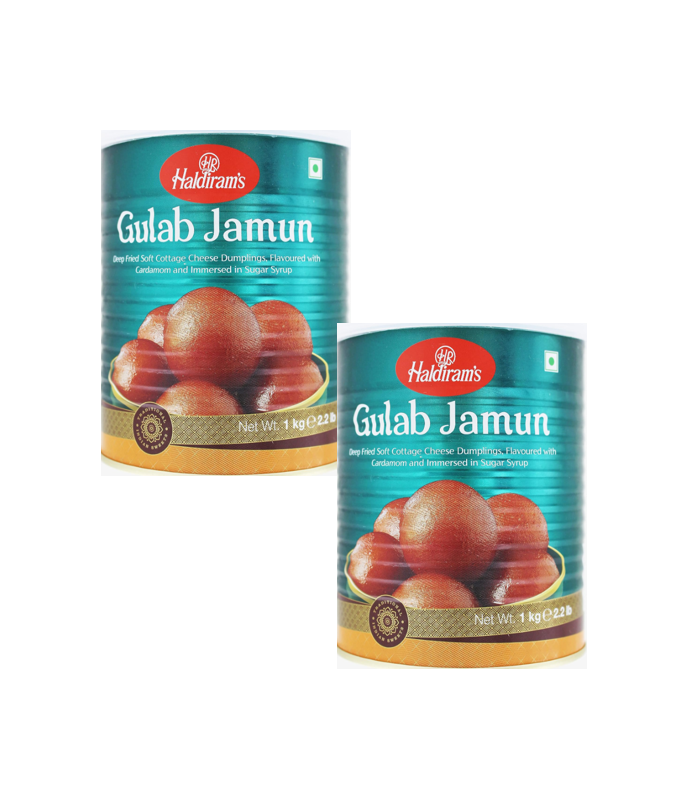 Haldiram - Gulab Jamun -  Pack of 2 x 1Kg