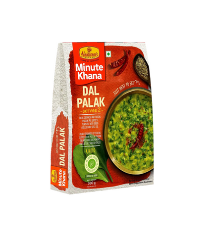 Buy Haldiram RTE Dal Palak - 300g Pack available at Worldfoodhub for rich and authentic Indian korma on worldfoodhub