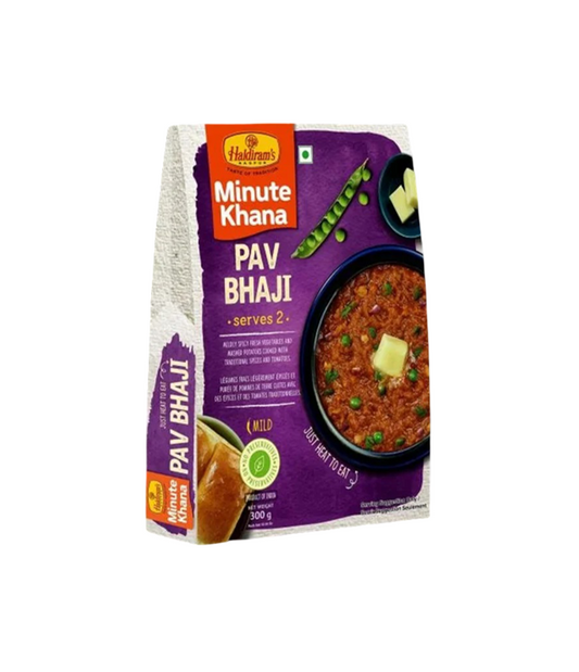 Haldiram's Ready-to-Eat Pao Bhaji with Buy 1 Get 1 Free offer - Available at Worldfoodhub