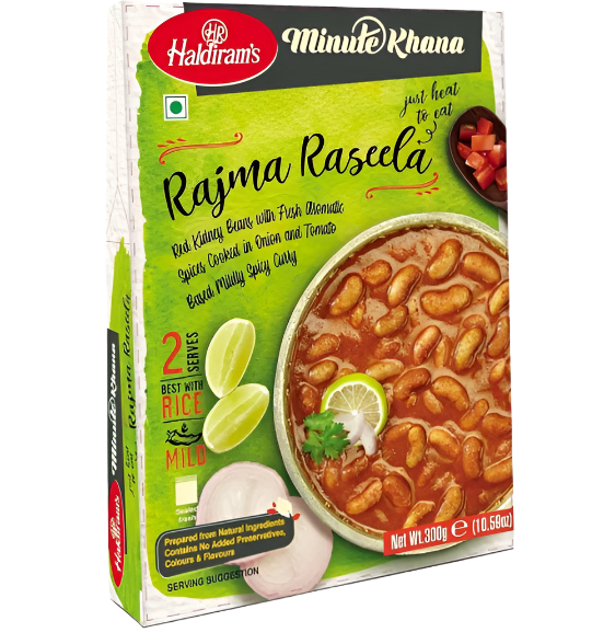 Haldiram’s RTE Rajma Raseela - Authentic Indian kidney bean curry available at Worldfoodhub