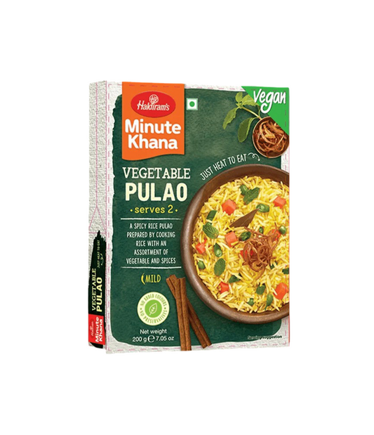 Haldiram's RTE Vegetable Pulao 300g - Authentic Indian Ready-to-Eat Rice Dish on worldfoodhub