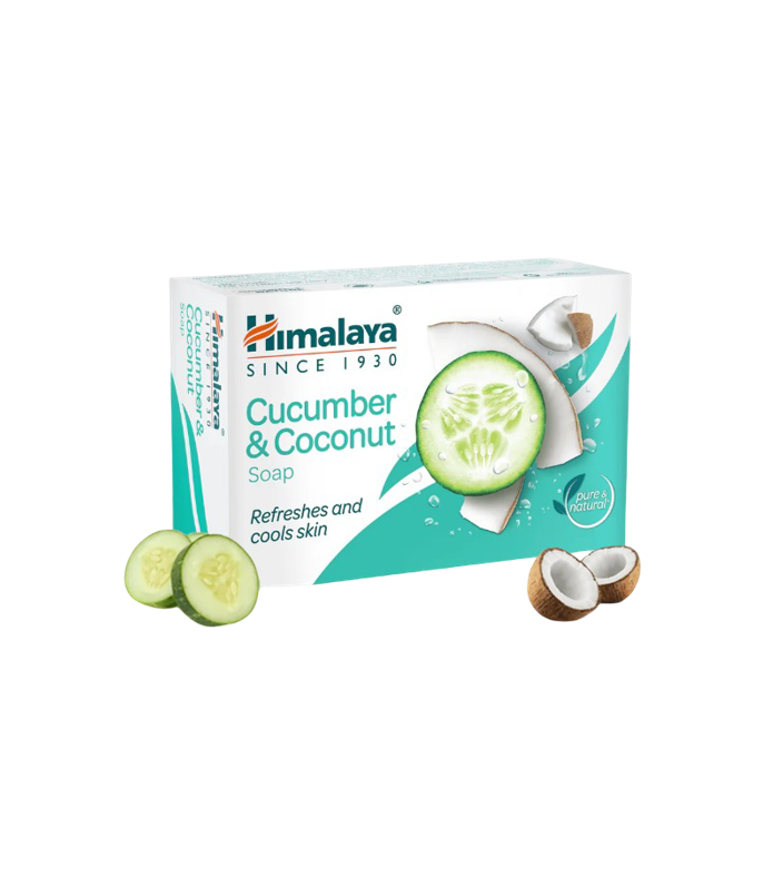 Himalaya Cucumber and Coconut Soap 125g - Refreshing and Hydrating Soap for All Skin Types