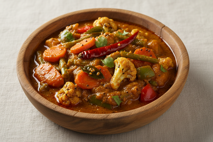 Buy Hyderabadi mixed vegetablePickle curry gravy type with tadka, masala Packaging on worldfoodhub