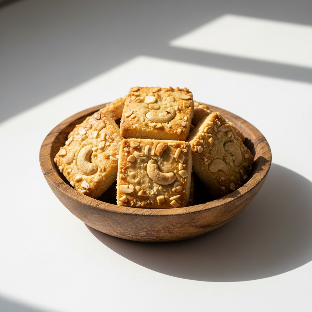 Karachi Bakery Vegan Cashew Biscuits from Worldfoodhub – Perfect Vegan Snack with Cashew Crunch
