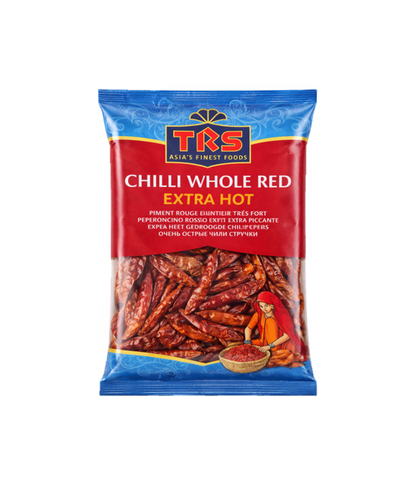 Buy TRS Chilli Whole Red Extra Hot Pack available on worldfoodhub