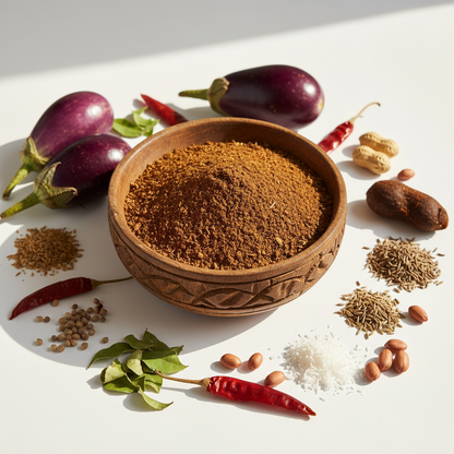 MTR Vangi Bhath 100g pack available at Worldfoodhub – Authentic South Indian brinjal rice mix