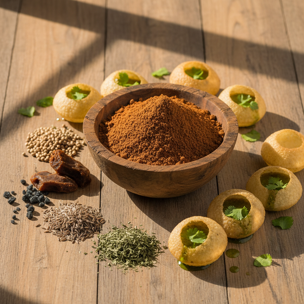 MDH Pani Puri Masala 100g pack available at Worldfoodhub for authentic Indian flavors