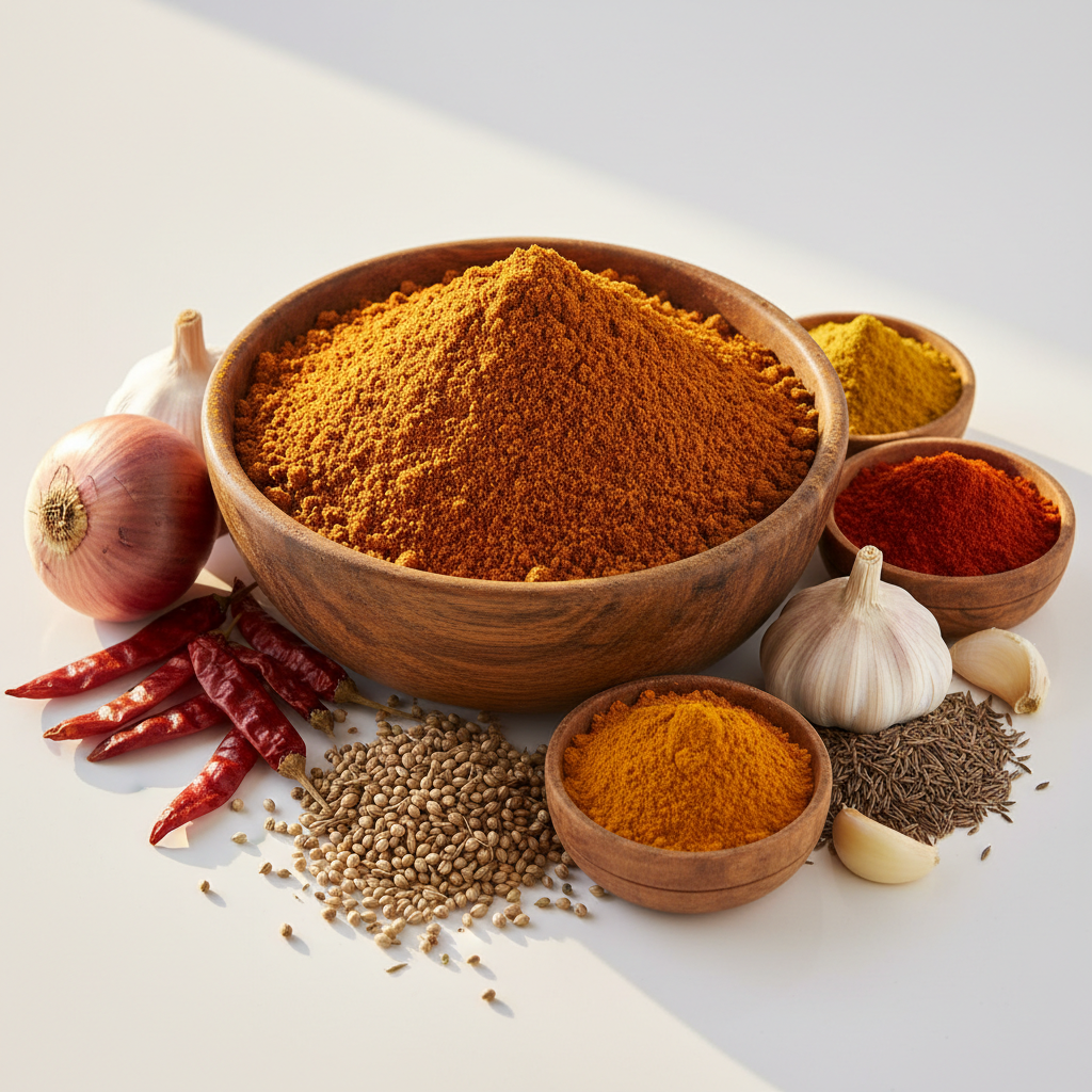 Prakash Onion Garlic Masala available at Worldfoodhub – Premium Indian spice blend for authentic cooking