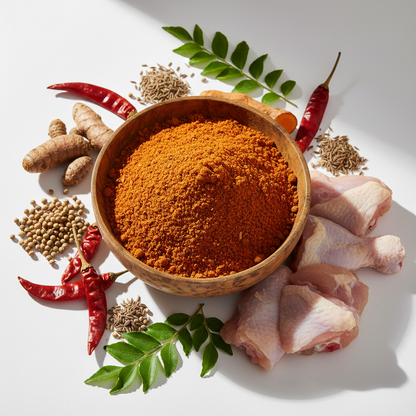 Priya Andhra Chicken Masala - Authentic Andhra Spice Blend for Curries and Grills - WorldFoodHub