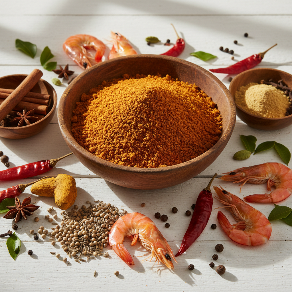 Priya Prawn / Shrimp Masala Powder 50g for authentic seafood seasoning