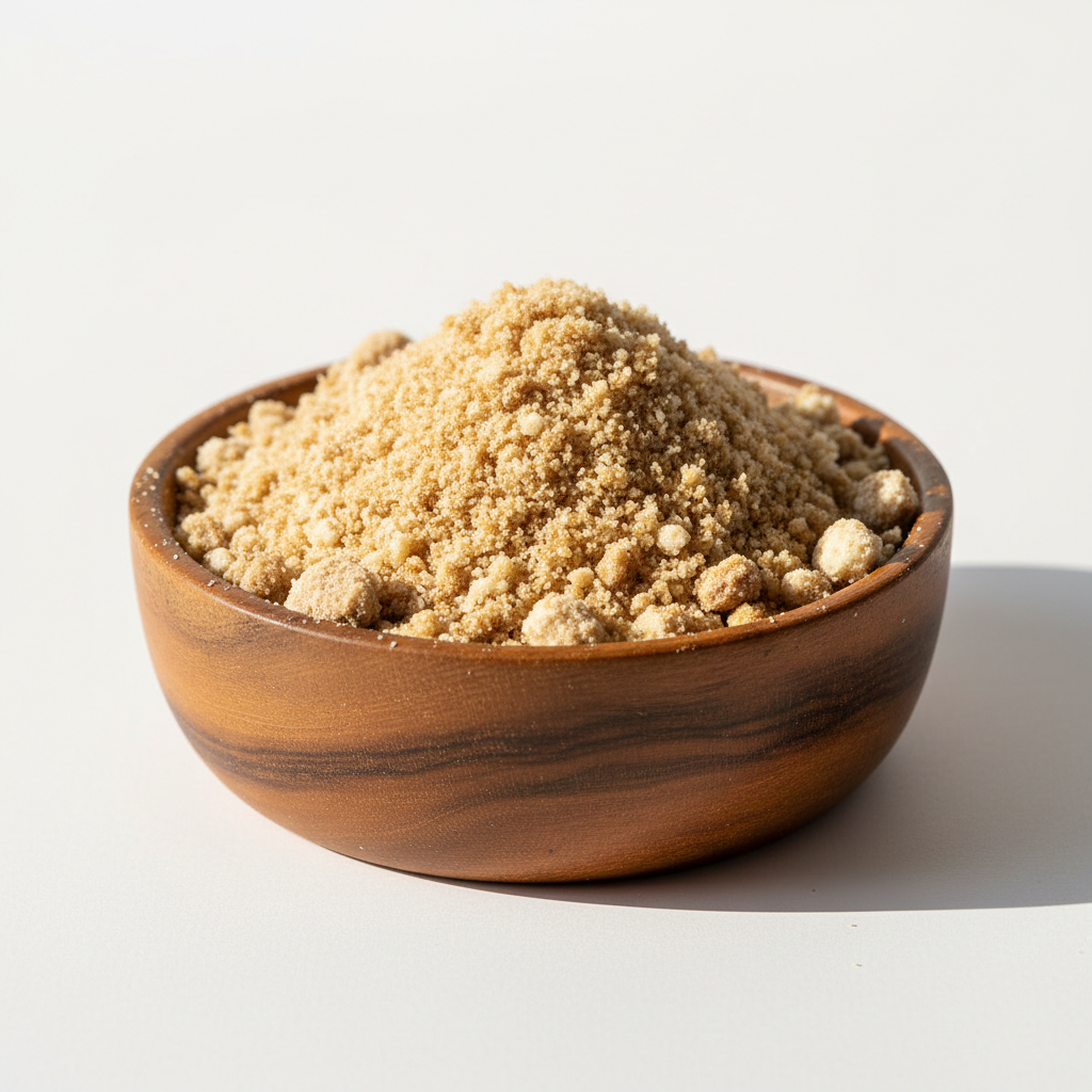 Annam White Jaggery Powder – Natural sweetener sold at WorldFoodHub for baking, beverages, and Indian desserts