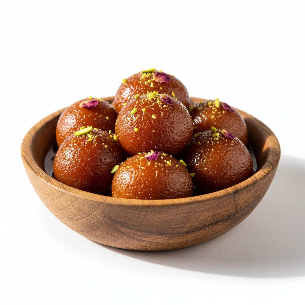 Buy Indian haldirams - Gulab Jamun -  Pack of 2 x 1Kg available at Worldfoodhub on worldfoodhub