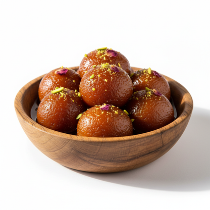 Buy Indian haldirams - Gulab Jamun -  Pack of 2 x 1Kg available at Worldfoodhub on worldfoodhub