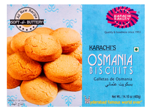 Karachi Bakery Vegan Osmania Biscuits available at Worldfoodhub – Vegan Indian snack with authentic flavor