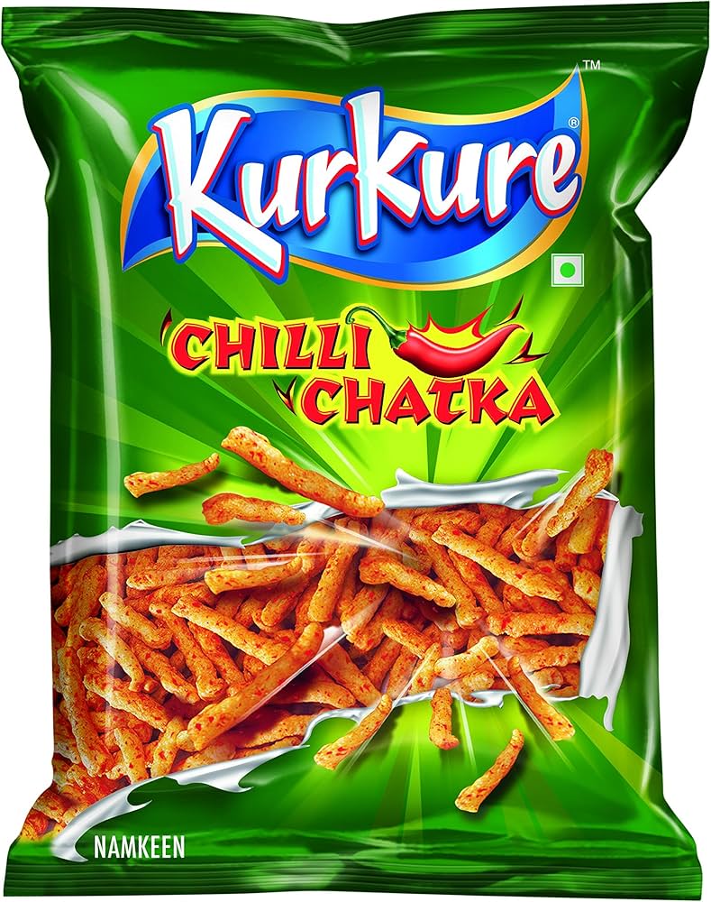 Kurkure Chilli Chatka Snack 90g available at Worldfoodhub – Crispy Indian snack with bold chili flavors