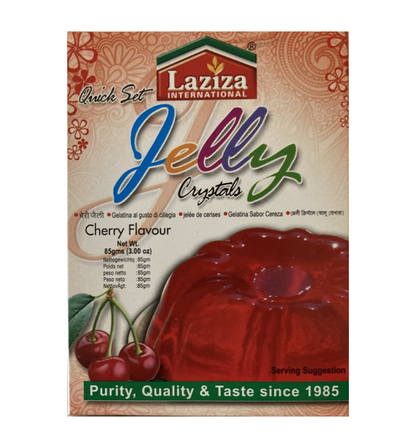 Laziza Jelly Crystals Cherry Flavour Online – WorldFoodHub | Sweet & Refreshing Dessert