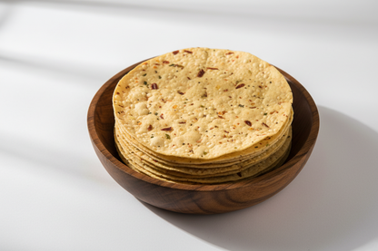 Lijjat Garlic Papad 200g crispy Indian snack available at Worldfoodhub