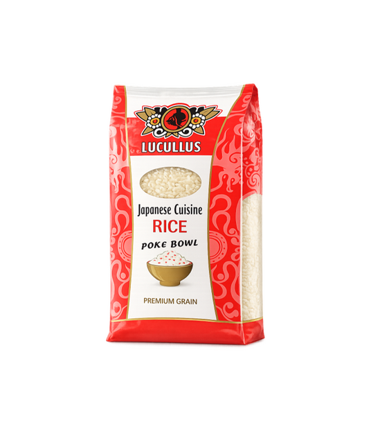 Buy Lucullus Japanese Cuisine Poke Bowl Rice online at Worldfoodhub | Premium Sushi-Grade Rice for Authentic Poke Bowls