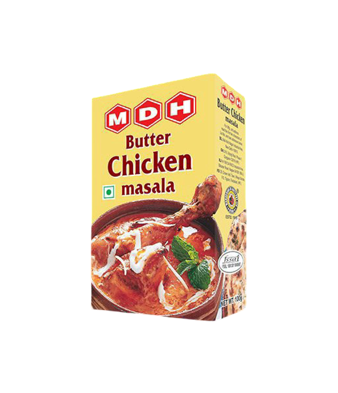 MDH Butter Chicken Masala spice mix for rich and creamy Indian butter chicken from World Food Hub.