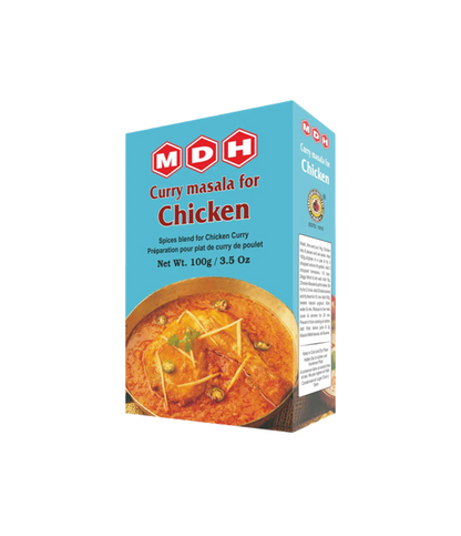 MDH Chicken Curry Masala for rich, authentic Indian chicken and vegetarian dishes available at Worldfoodhub