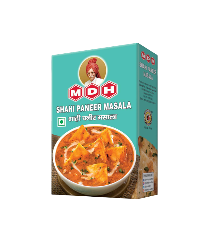 MDH Shahi Paneer Masala Packaging at World Food Hub