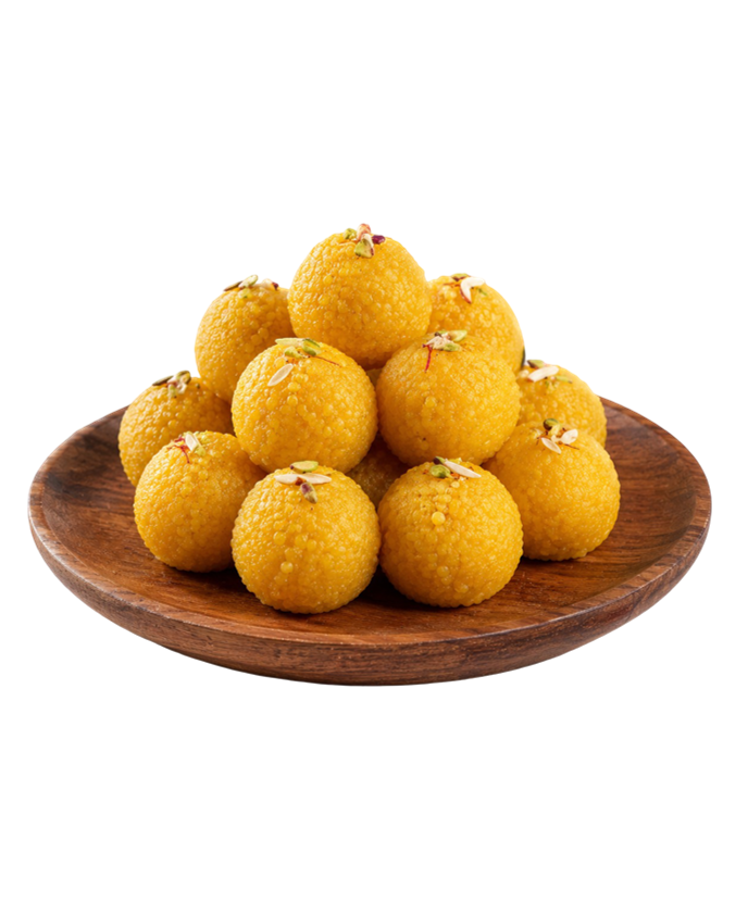 Premium Fresh Motichoor Ladoo Traditional Indian Sweet – Authentic Festival Dessert Available at Worldfoodhub Europe