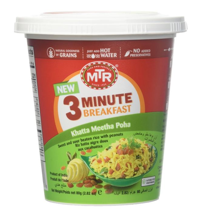 MTR Instant Poha Khatta Meetha RTE 80g - Ready-to-Eat Poha | WorldFoodHub