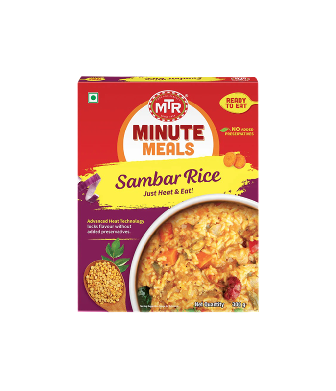 MTR Ready-to-Eat Sambar Rice - Authentic South Indian Meal | Worldfoodhub