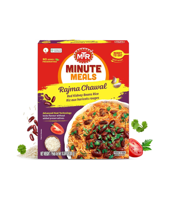 MTR Ready-to-Eat Rajma Chawal - Authentic Indian Meal from Worldfoodhub