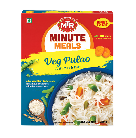 MTR Vegetable Pulao Ready-to-Eat Meal – Indian Cuisine – Worldfoodhub
