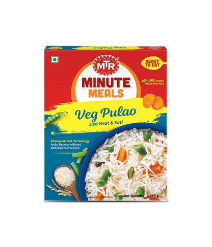 MTR Vegetable Pulao Ready-to-Eat Meal – Indian Cuisine – Worldfoodhub