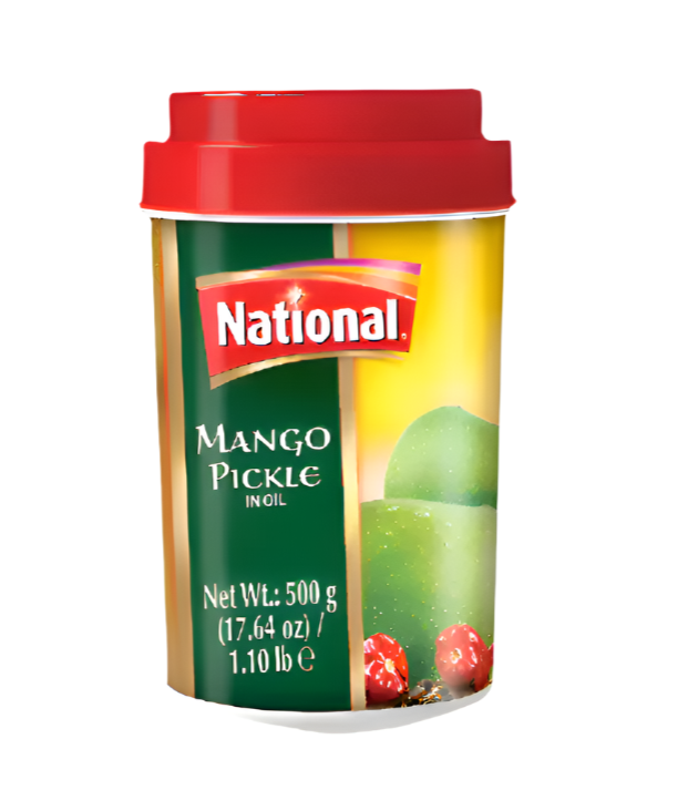 National Mango Pickle in Oil – Authentic Spicy & Tangy Flavor 1 KG | WorldFoodHub