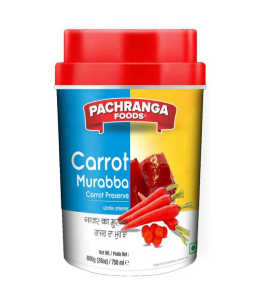 Buy Pachranga Carrot Murabba 800g Online at Worldfoodhub – Authentic Indian Sweet Preserve
