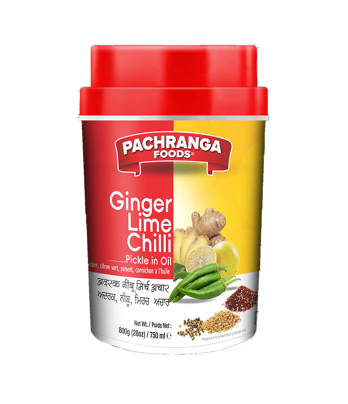 Pachranga Lime 'n Chilli Pickle in Oil 800g – Authentic Indian Pickle | Buy Online at Worldfoodhub