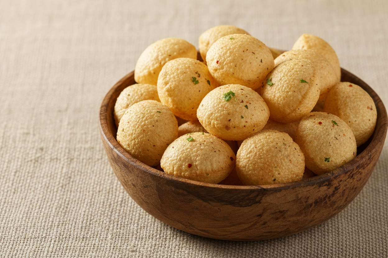 Gol Gappa (Gol Papad) / Pani Puri Chips - Authentic Indian Snack available on Worldfoodhub