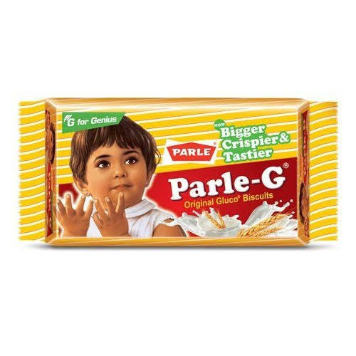 Parle G biscuits with milk and wheat goodness, available at WorldFoodHub