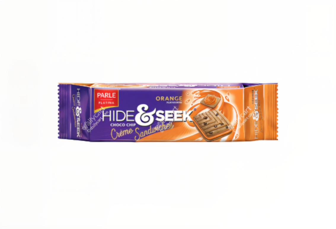 Parle Hide and Seek Fab Orange Biscuits 120g available on Worldfoodhub