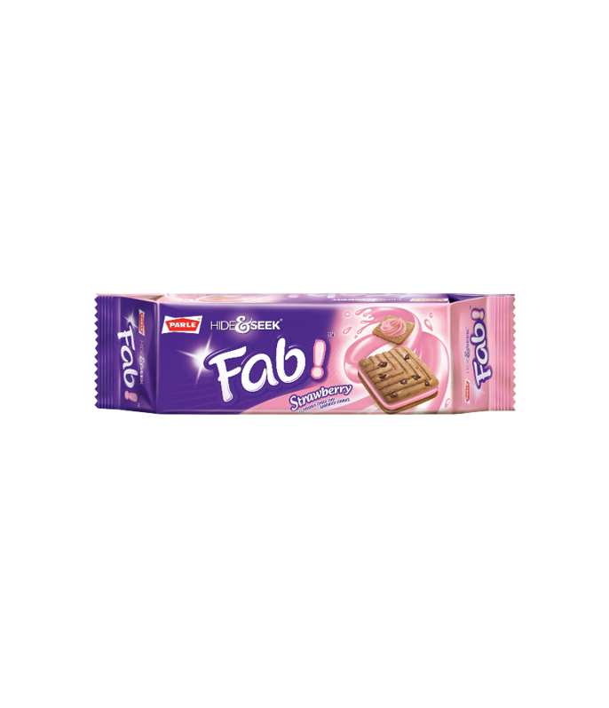 Parle Hide & Seek Fab Strawberry Cream Biscuits available at Worldfoodhub