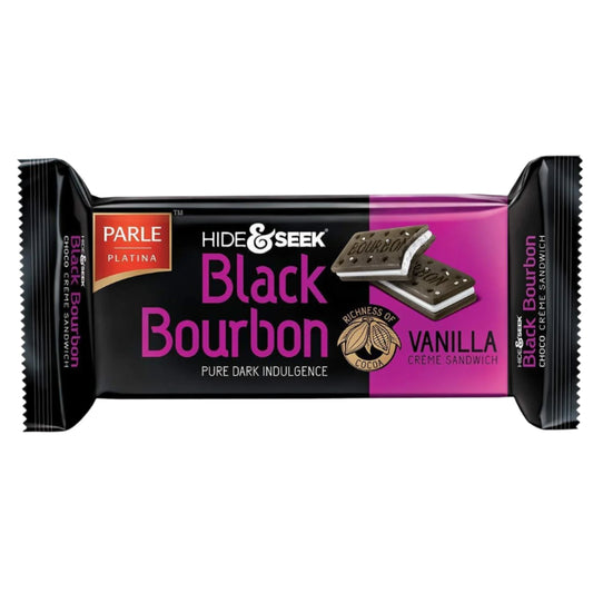 Parle Hide & Seek Black Bourbon Biscuits 100g Export Pack at WorldFoodHub