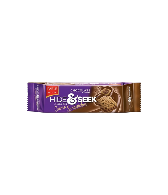 Parle Hide & Seek Choco Chips Creme Sandwich Biscuits 120g - Worldfoodhub