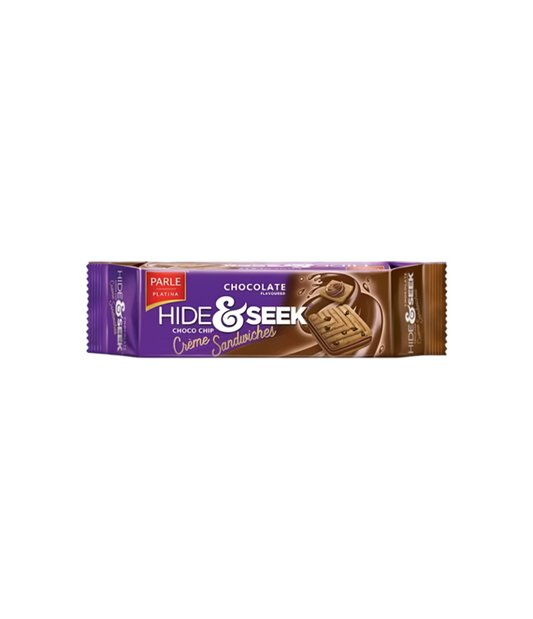 Parle Hide & Seek Choco Chips Creme Sandwich Biscuits 120g - Worldfoodhub